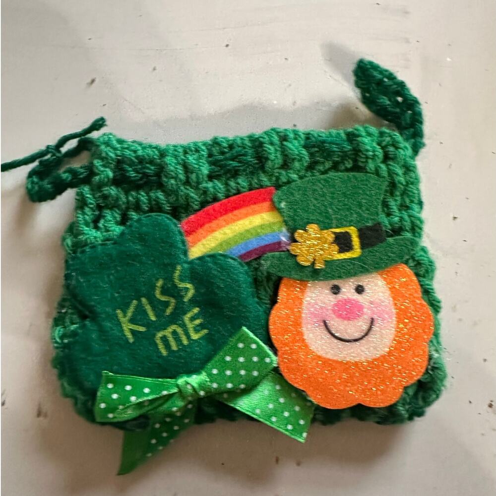 Handmade St. Patrick Day small Purse